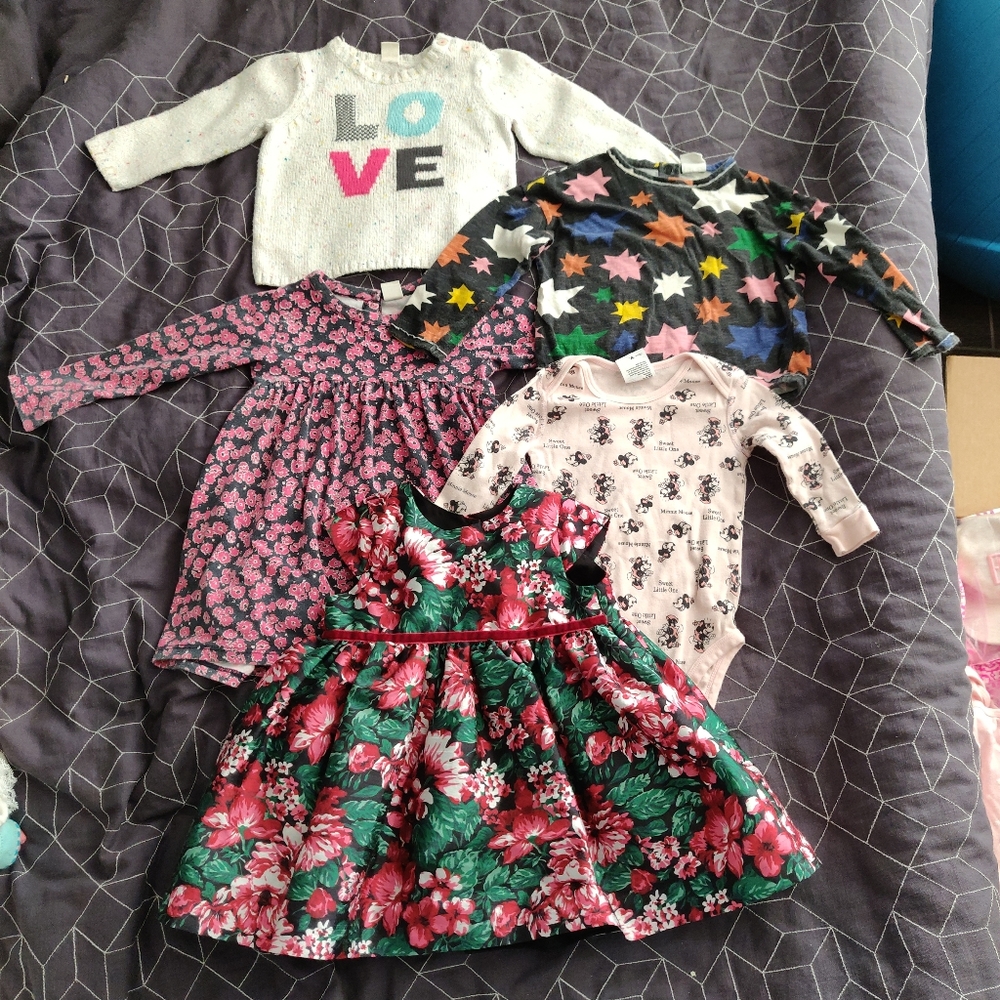 TUCKER TATE UNIQLO 18 Month Lot Holiday Dress